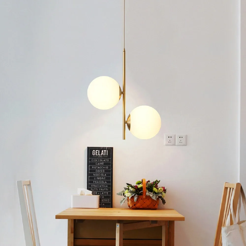 large milk glass pendant light