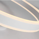 contemporary LED ring ceiling fixture
