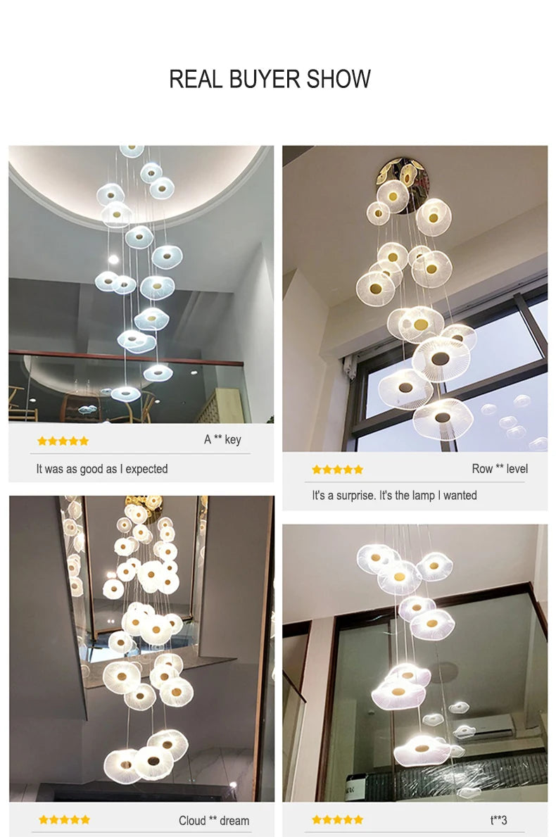 led chandeliers for high ceilings