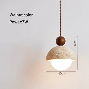 light stone pendant lamp