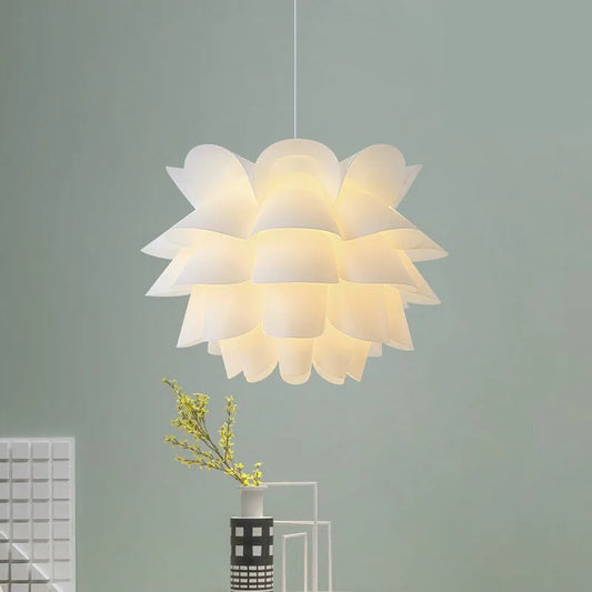 lotus flower pendant light