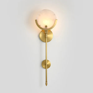 marble wall sconce gold