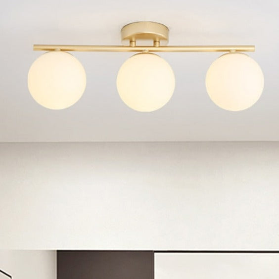 milk glass ceiling lights​