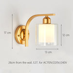 Minimalist milk glass sconce