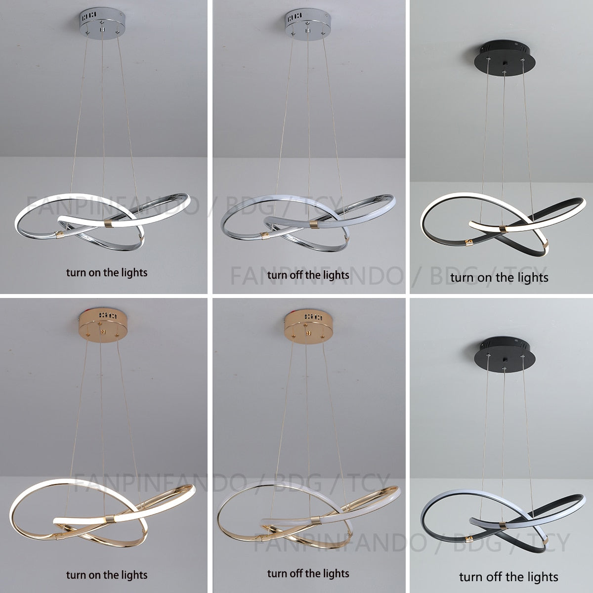 mdoern acrylic chandelier