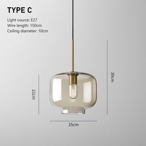 modern cognac pendant light | lighting homei