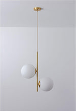 modern milk glass light