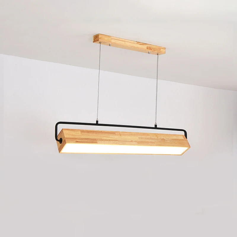 modern wood chandelier