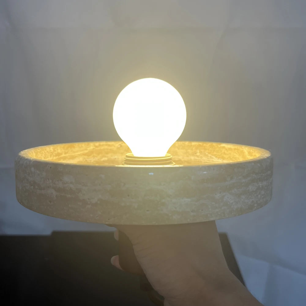 modern Yuri Travertine Pendant Light