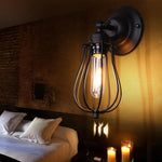 modern cage wall sconce lamp industrial