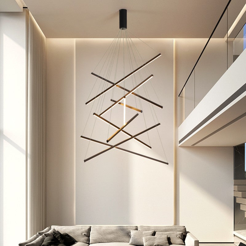 modern chandeliers for high ceilings