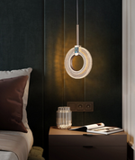 modern crystal pendant light