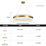 modern gold crystal chandelier​