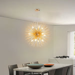 modern gold sputnik chandelier
