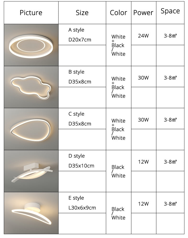 modern led ceiling light | Lighting Homei