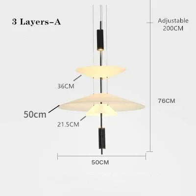 modern led floating lamp