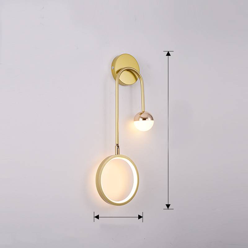 modern ring wall light