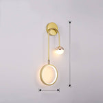 modern ring wall light
