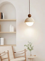 modern stone pendant lighting