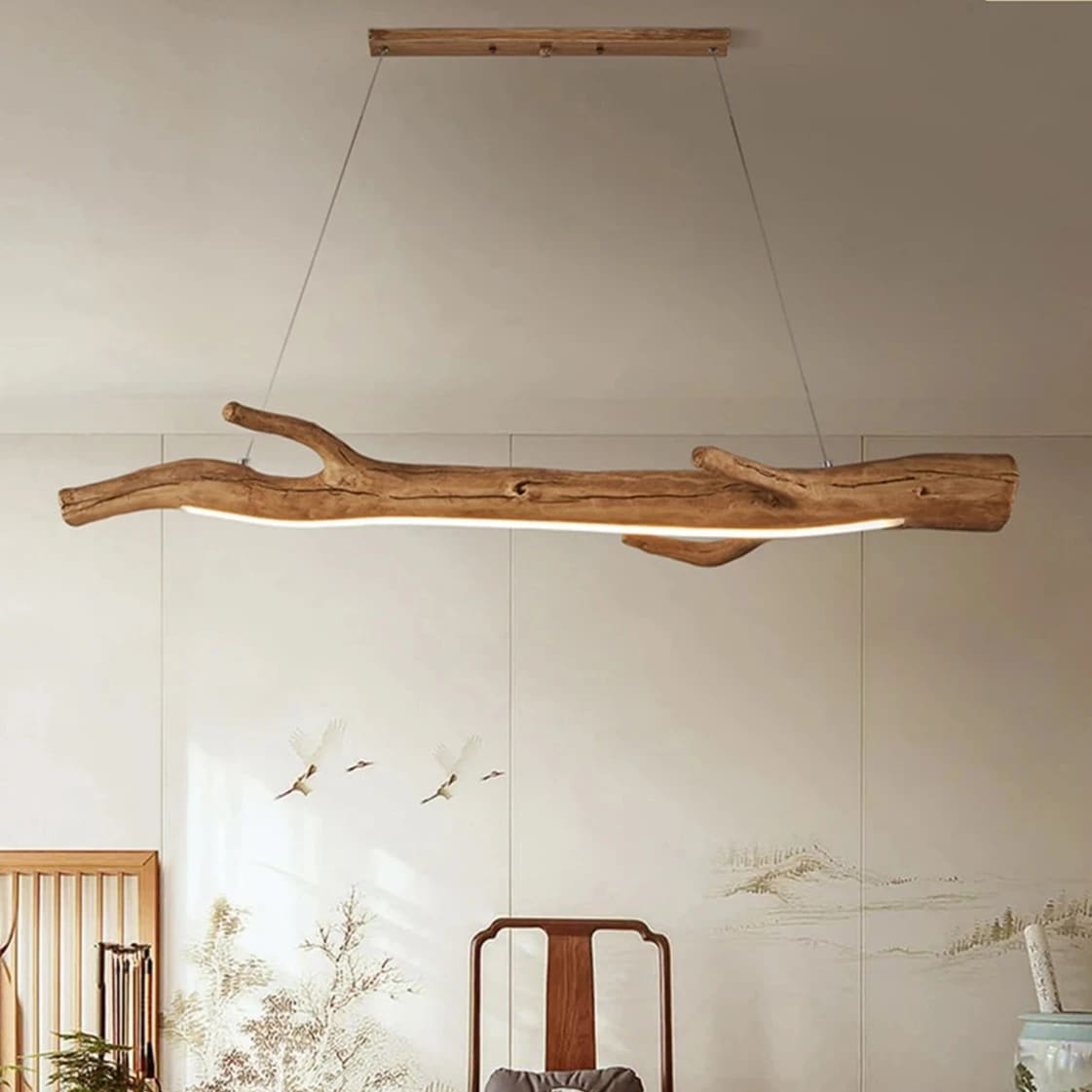 modern tree branch chandelier