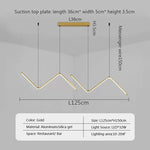 modern wave pendant light​