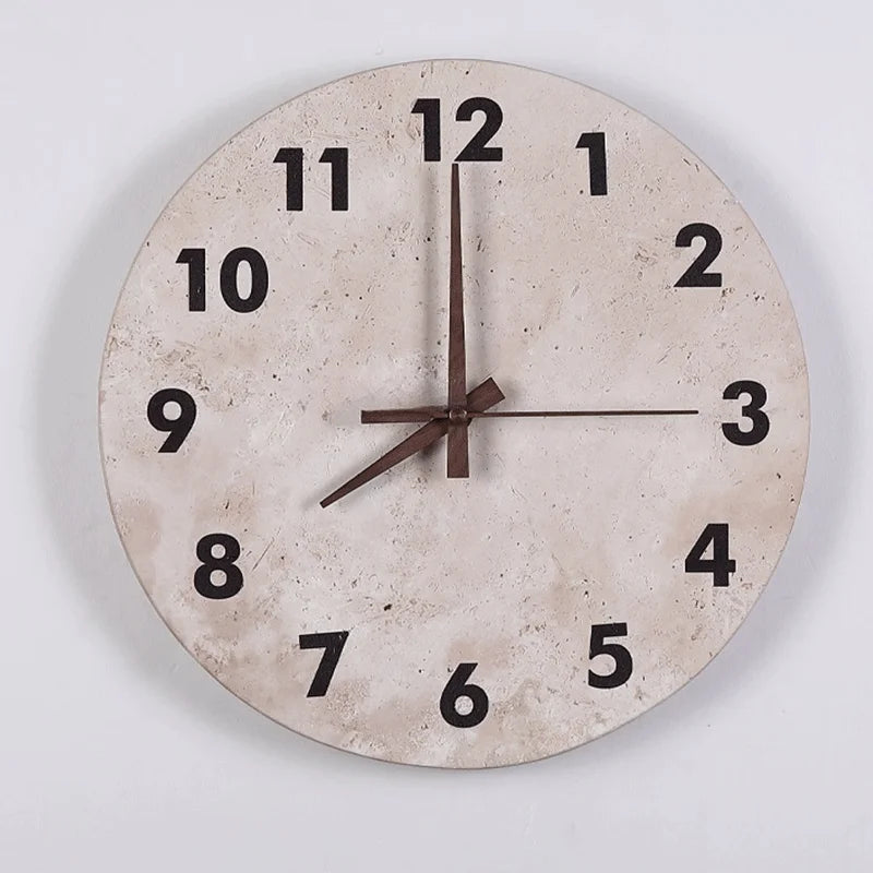 natural stone wall clocks