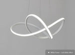 orbie white acrylic chandelier