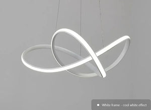 orbie white acrylic chandelier