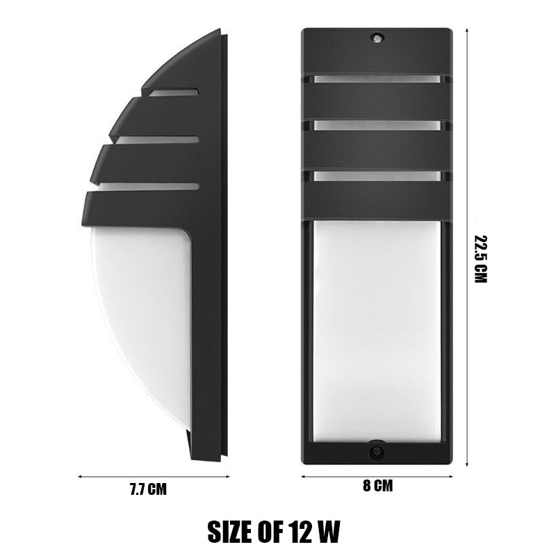 outdoor wall lights with sensor radar