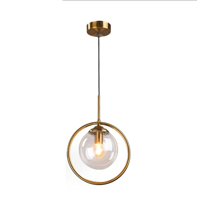 modern ring globe pendant lights