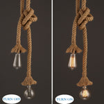 pendant lighting rope double head