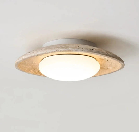 plate round ceiling light fixture