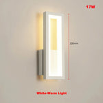 rectangle wall light white