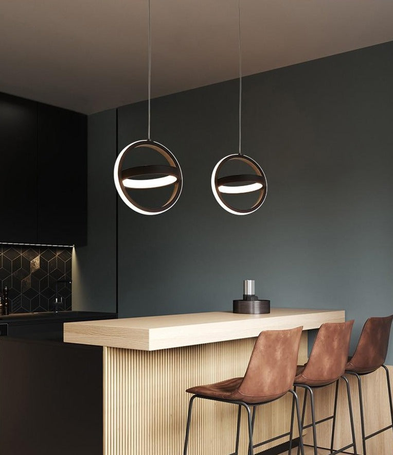 round pendant light fixture kitchen island