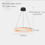 round marble chandelier light​