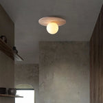 round stone ceiling fixtures