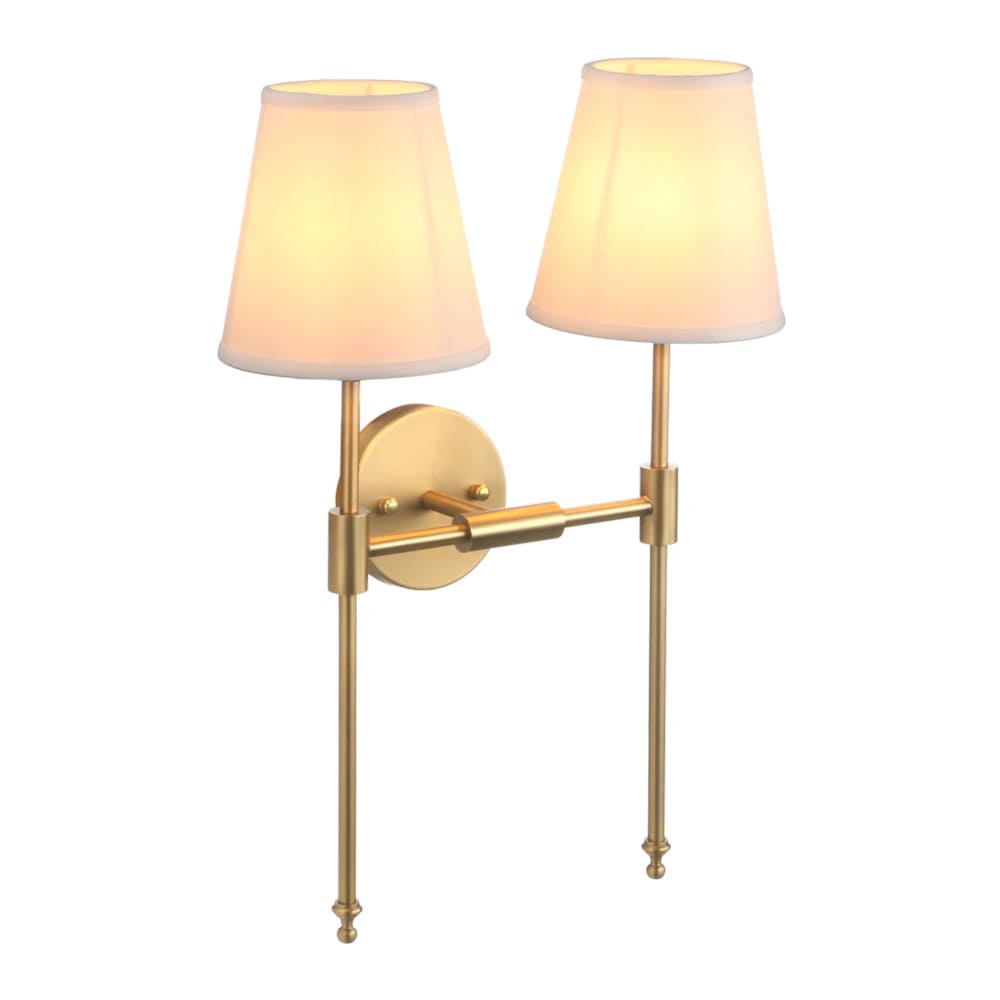 2 lights sconce with shade
