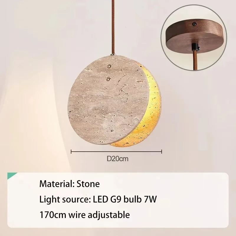 modern seashell shaped stone light