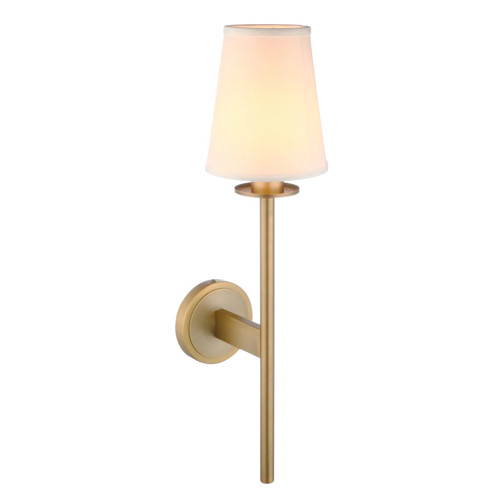 side fabric wall sconce