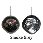 smoke grey lava pendant light