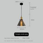 smoked glass pendant lights