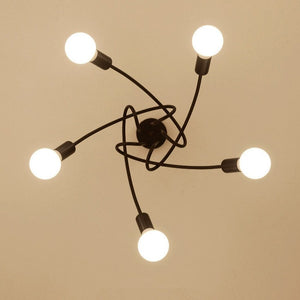 sputnik chandelier black