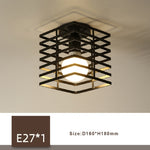square cage ceiling light cover