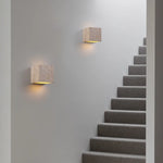 square stone wall lighting