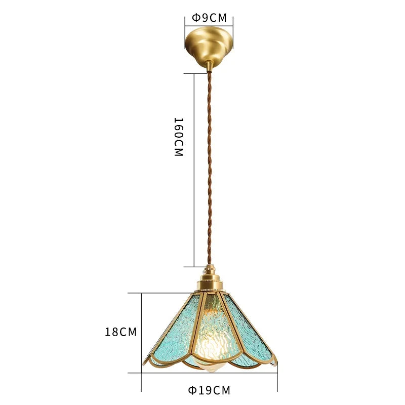 stained glass pendant lighting for kitchen