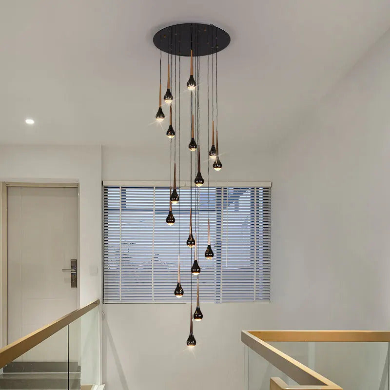 staircase lighting chandelier