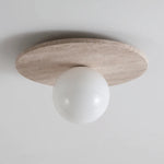 stone round ceiling lights