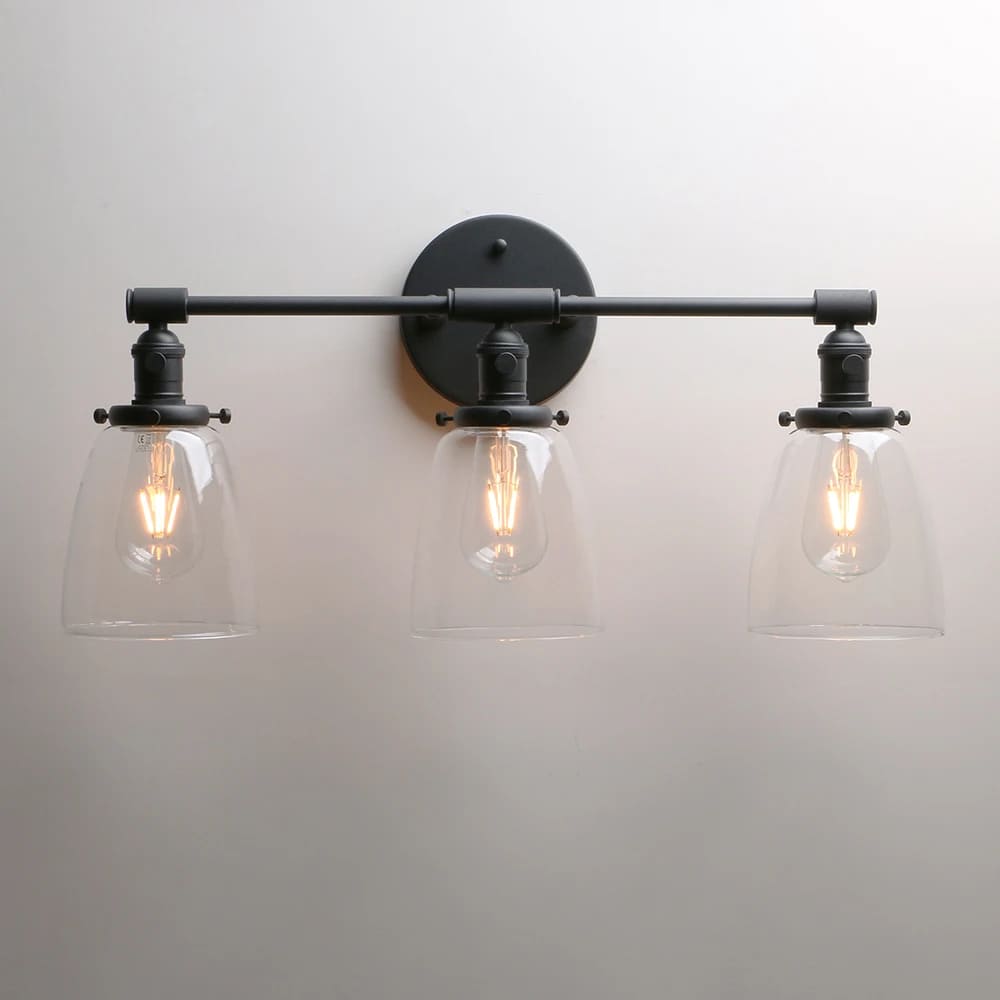 three light wall sconce