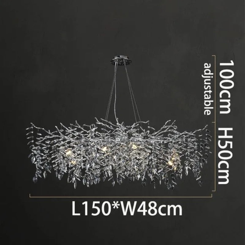 tree branch chandelier