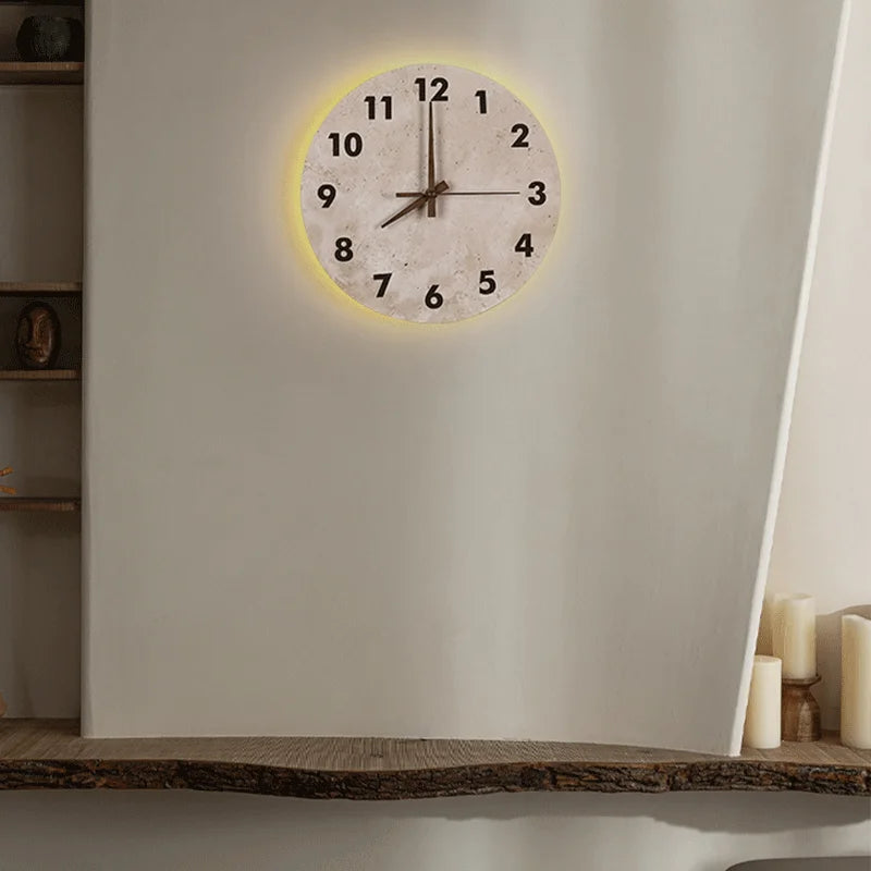 wall clock stone